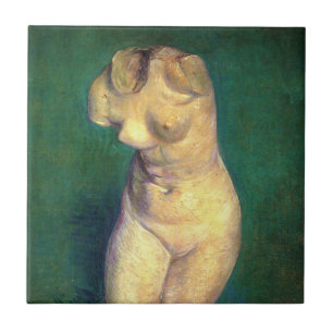 Carreau Statuette en plâtre de torse féminin par Vincent v
