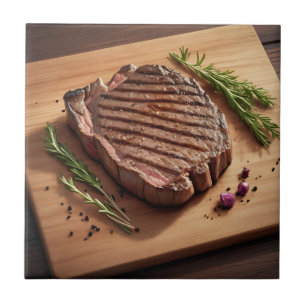 Carreau Steak de Ribeye grillé au romarin