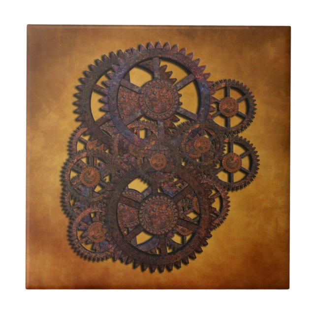 Carreau Steampunk Rusty (Devant)