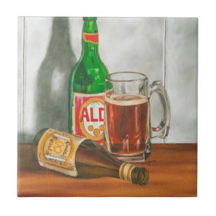 Carreau Still Life with Beer par Jennifer Goldberger