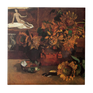 Carreau Still Life with L'Esperance (Espoir) par Paul Gaug