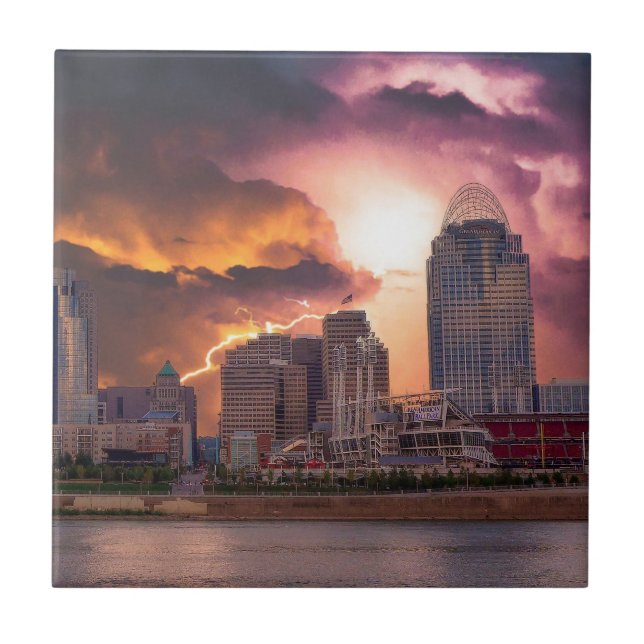 Carreau Stormy Cincinnati Great American Ball Park (Devant)