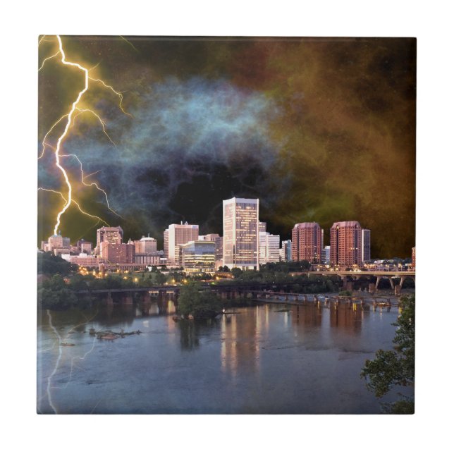 Carreau Stormy Richmond Skyline (Devant)