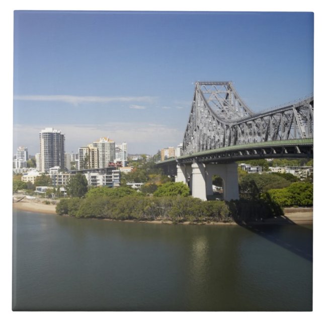 Carreau Story Bridge, Brisbane River et Kangaroo (Devant)