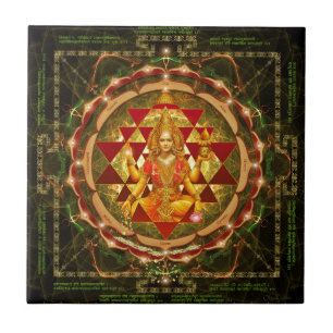 Carreau Stotram sur Devi Lakshmi - Shri Yantra-