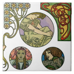 Carreau Style Art Nouveau, Mucha