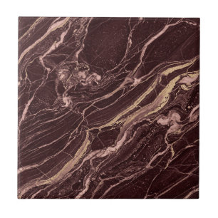 Carreau Style de design contemporain gras en marbre de vin