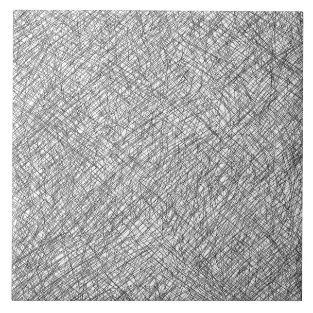 Carreau Style de texture japonaise lignes simples gribouil (Devant)