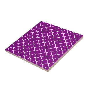 Carreau Style marocain violet