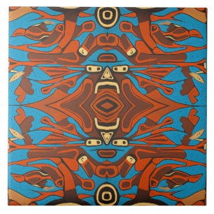 Carreau Style natif du nord-ouest