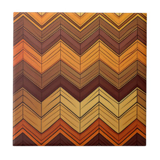 Carreau Style Rétro Artistique Chevron