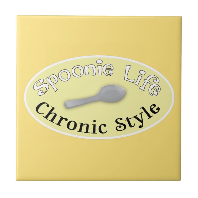Carreau Style Spoonie - Jaune doux (Devant)