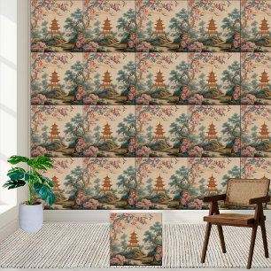 Carreau Style vintage Chinoiserie Jardin Carrelage