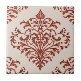 Carreau Style vintage moderne motif floral 3
