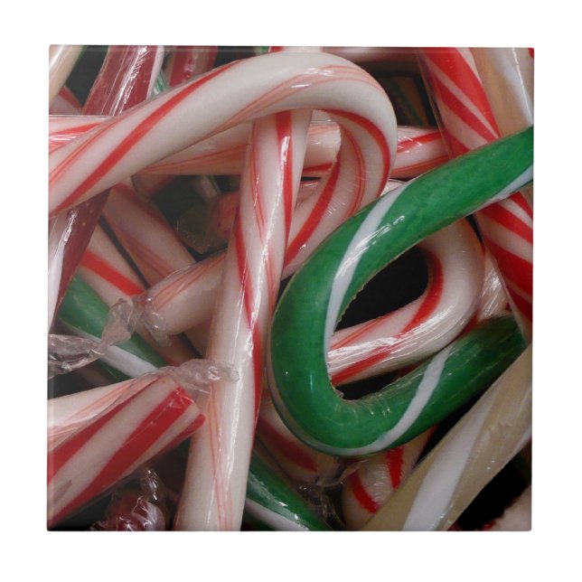 Carreau Sucres de canne Noël Vacances Blanc Vert et Rouge (Devant)