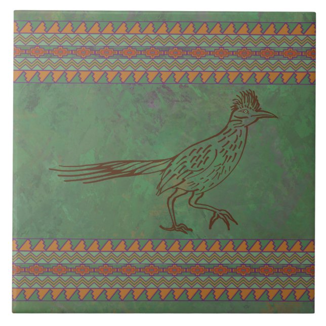 Carreau Sud-ouest Roadrunner Sagebrush Green (Devant)