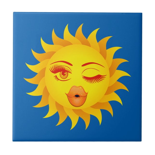 Carreau Sun Emoji (Devant)