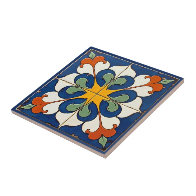 Carreau Sunburst Serenade Azulejo (Côté)