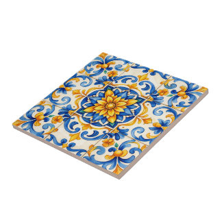 Carreau Sunlit Petal Carnival Tile