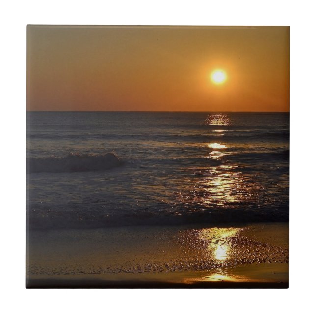 Carreau Sunrise at the Beach by Shirley Taylor (Devant)