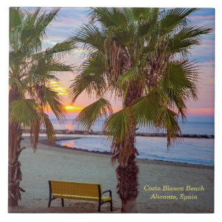Carreau Sunrise, Costa Blanca Beach, Espagne