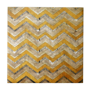 Carreau Superbe cool chevron zigzag motif marbre de bois