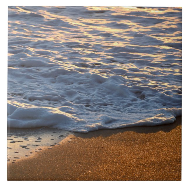 Carreau Surf de mousse à la plage de l'océan  (Devant)