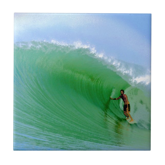 Carreau Surf la vague de surf parfaite île de Nias (Devant)