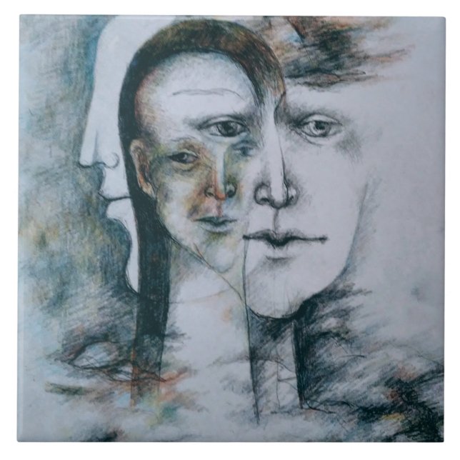 Carreau Surréalisme numérique original (Devant)