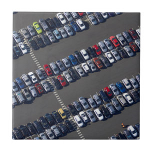 Carreau Survol aérien du stationnement