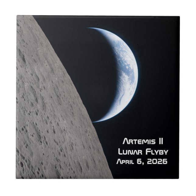 Carreau Survol lunaire Artemis II (Devant)