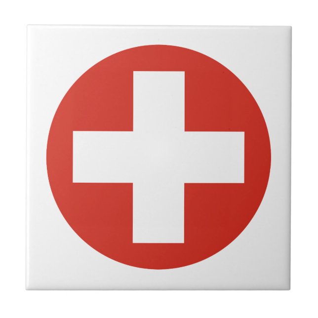 Carreau Switzerland country flag roundel (Devant)