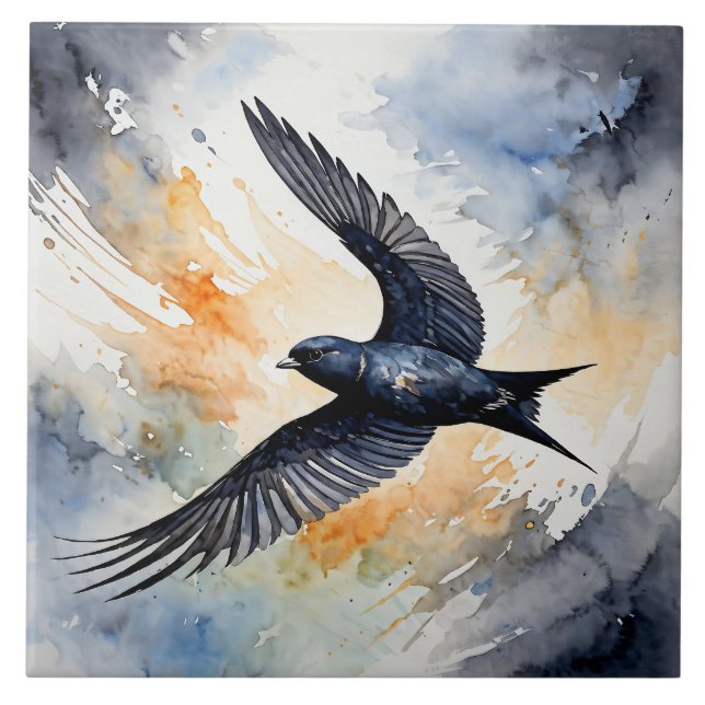Carreau Symbiotique Sky Dancer : Graceful Swift BIrd (Devant)