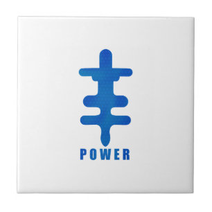 Carreau Symbole Adinkra Power Okodee Mmoare Gidea