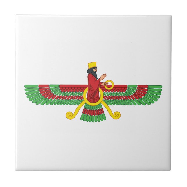 Carreau Symbole de Faravahar (Devant)