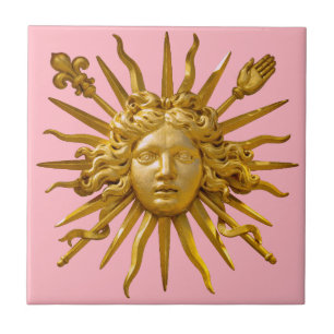 Carreau Symbole de Louis XIV le Roi Soleil