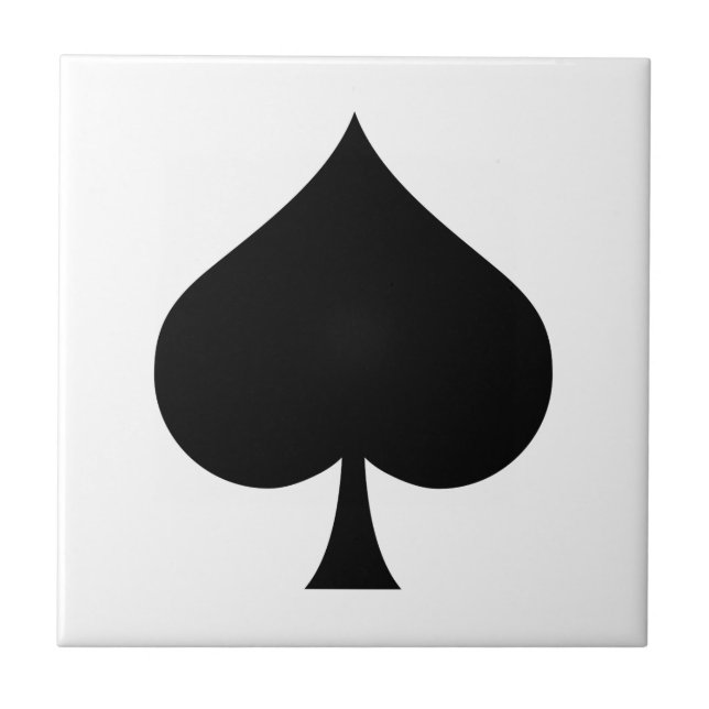 Carreau Symbole de pique (Devant)