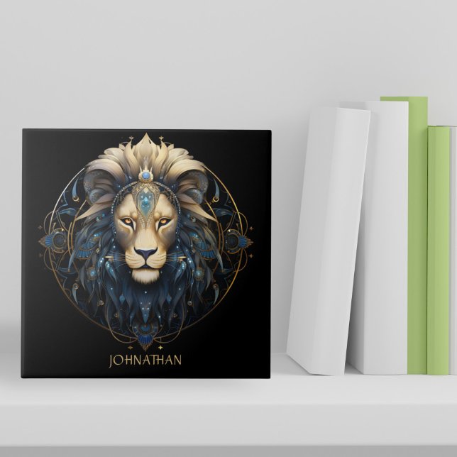 Carreau Symbole de zodiaque de l'Imaginaire Lion Nom du si (Créateur téléchargé)