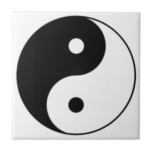 Carreau symbole du yin yang