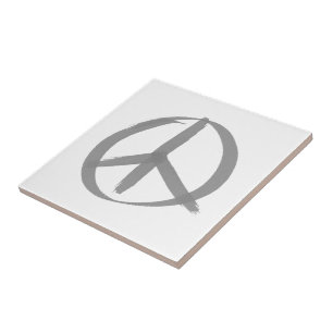Carreau Symbole gris de paix
