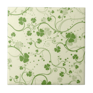 CARREAU SYMBOLE SHAMROCK IRLANDAIS