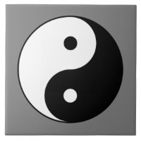 SYMBOLE YIN ET Yang (Taijitu taoïste chinois)