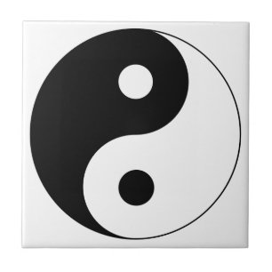 Carreau SYMBOLE YIN Yang Spirituel