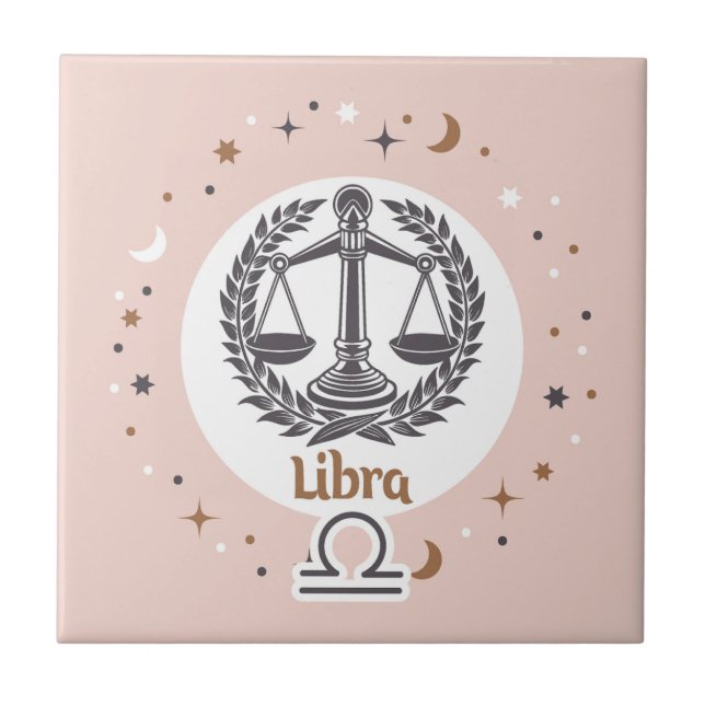 Carreau SYMBOLE Zodiaque Libra (Devant)