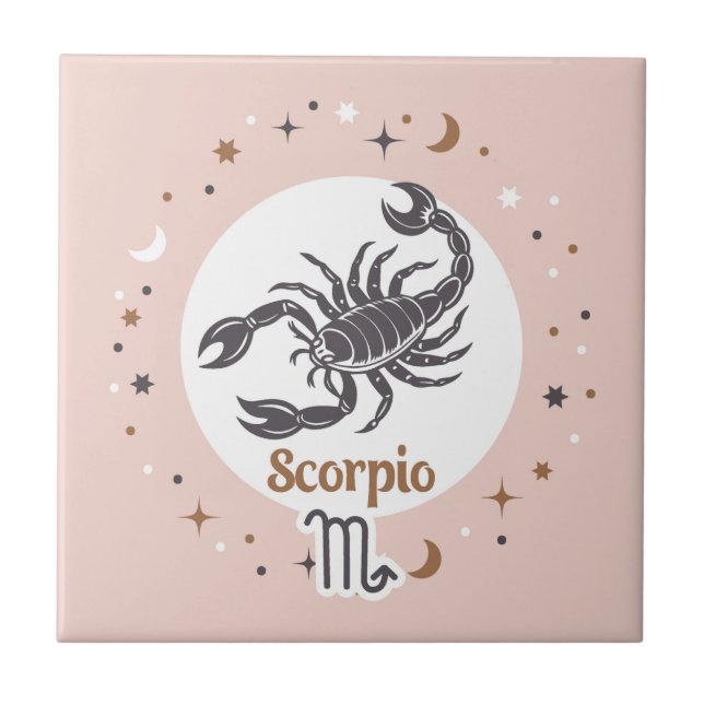 Carreau SYMBOLE Zodiaque Scorpio (Devant)