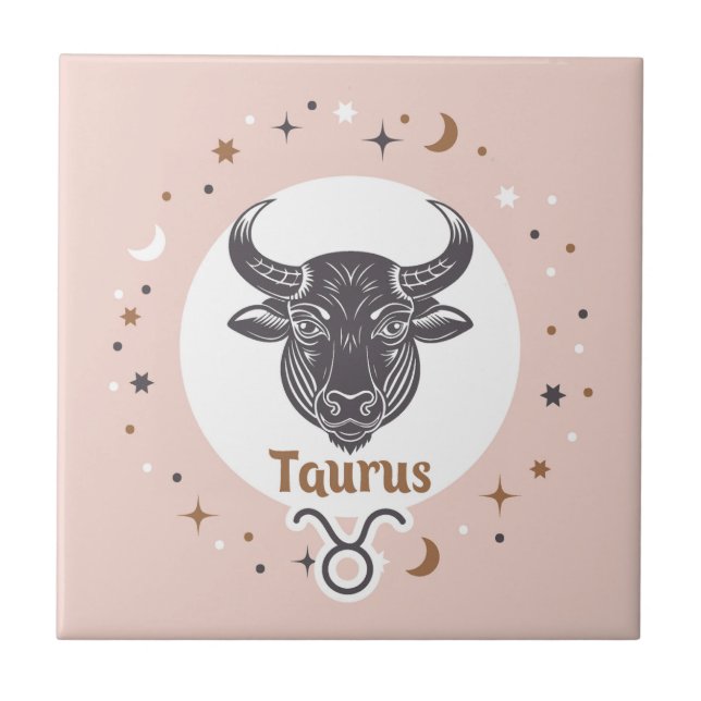 Carreau SYMBOLE Zodiaque Taurus (Devant)
