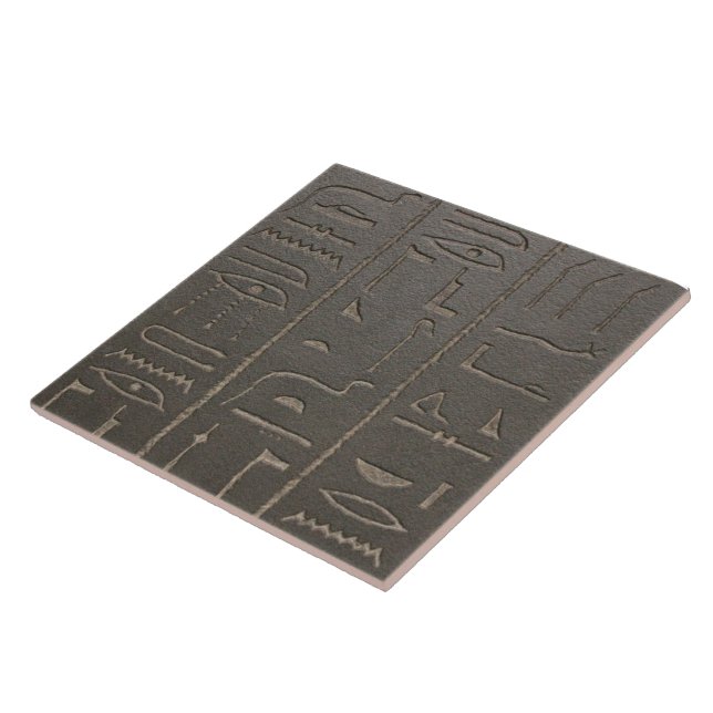 Carreau Symboles égyptiens d'écriture d'Egypte antique (Côté)