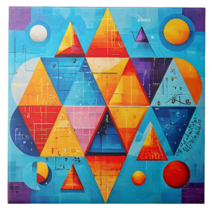 Carreau Symboles géométriques Abstrait #09