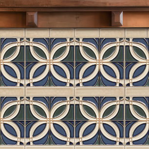 Carreau Symétrie Art Déco Belle Époque organique du milieu