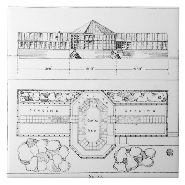 Carreau Système de chauffage pour une serre chaude, un (Devant)